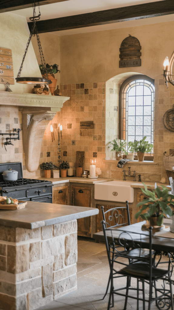 25+ Gorgeous Natural Stone Backsplash Kitchen Ideas 4 Natural Stone Backsplash Kitchen (16)