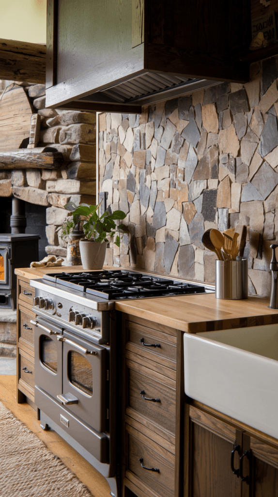 25+ Gorgeous Natural Stone Backsplash Kitchen Ideas 8 Natural Stone Backsplash Kitchen (27)