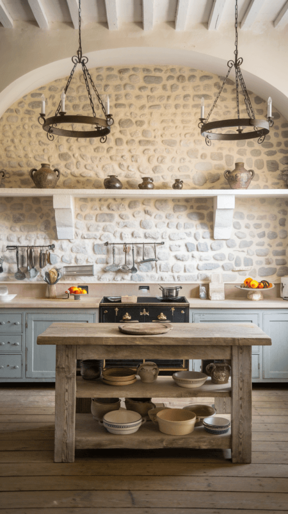 25+ Gorgeous Natural Stone Backsplash Kitchen Ideas 11 Natural Stone Backsplash Kitchen (39)