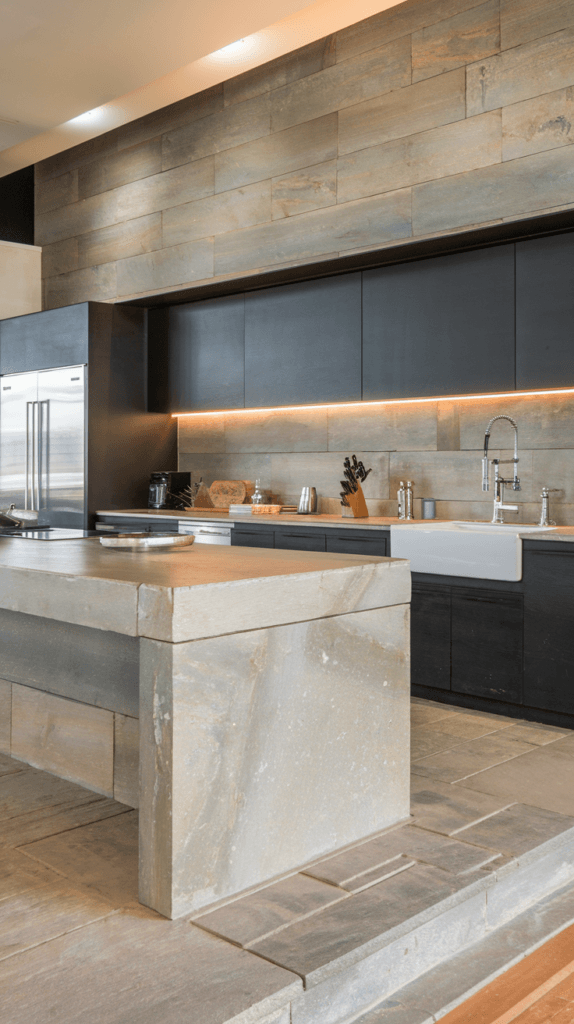 25+ Gorgeous Natural Stone Backsplash Kitchen Ideas 22 Natural Stone Backsplash Kitchen (77)