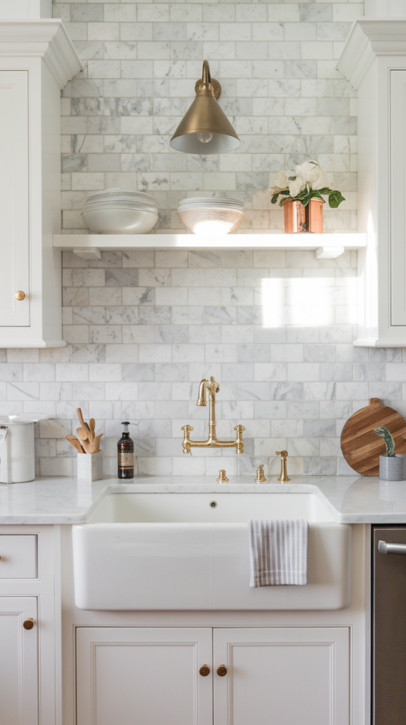 25+ Gorgeous Natural Stone Backsplash Kitchen Ideas 3 Natural Stone Backsplash Kitchen (9)