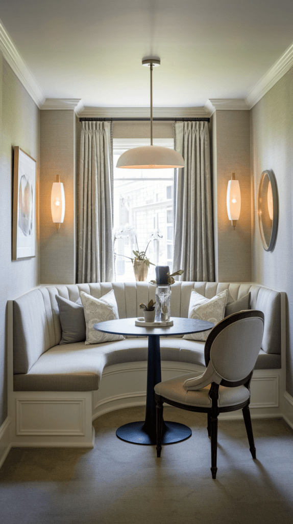 22 Genius Tiny Dining Room Ideas to Make the Most of Your Space 6 Tiny Dining Room Ideas (19)